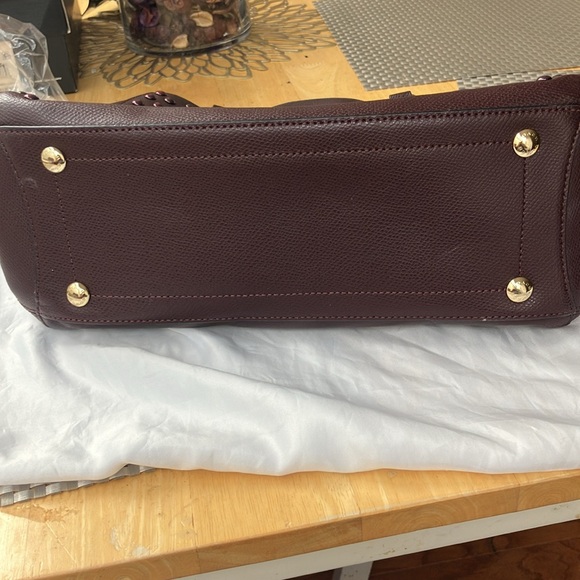 Authentic Coach handbag dark burgundy - Picture 4 of 8